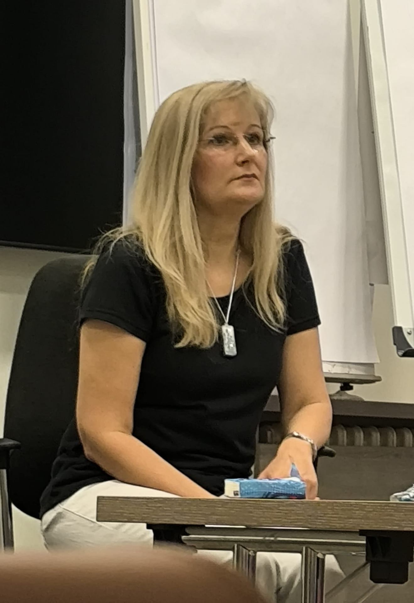 Silvana tokom grupne seanse