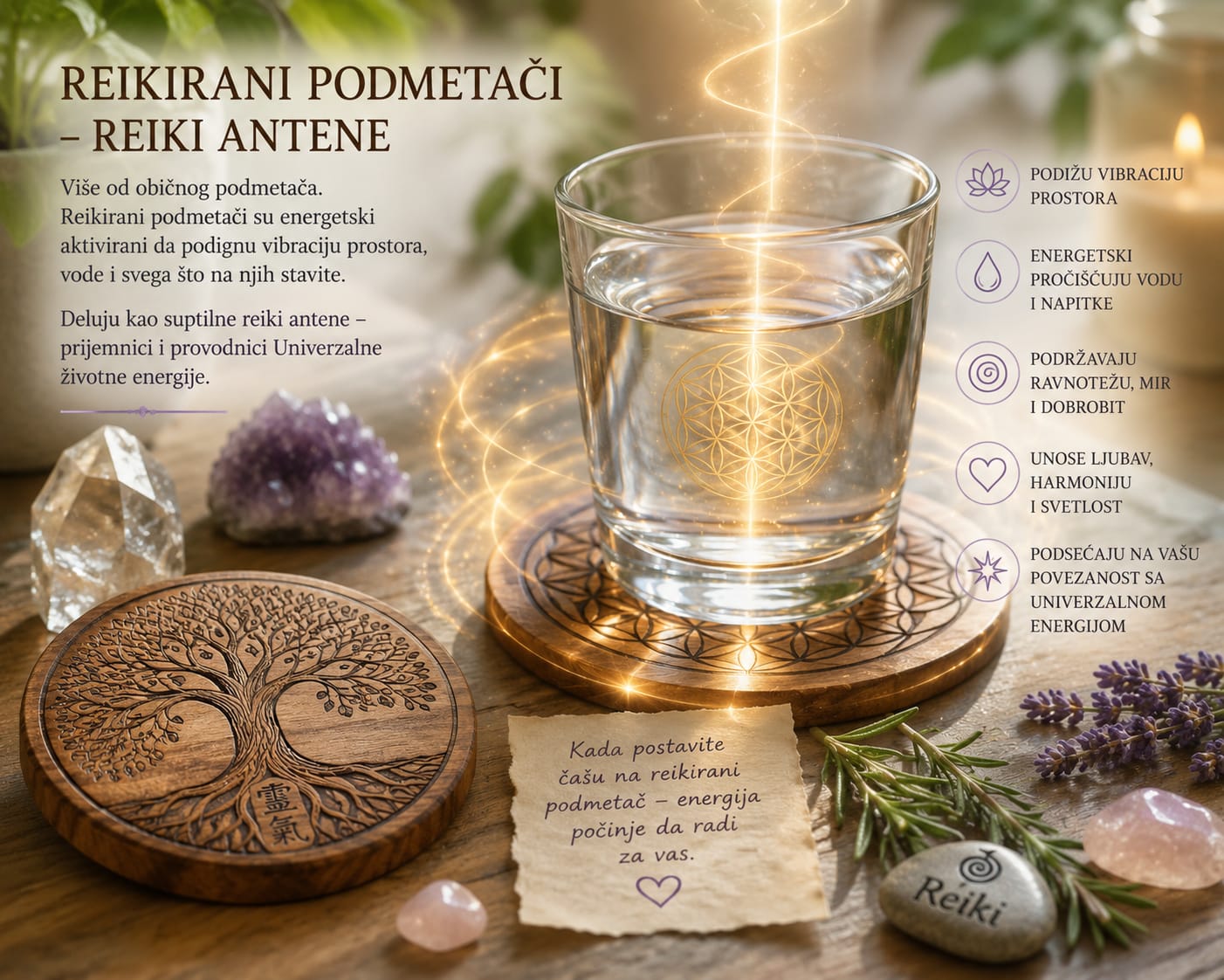 Reikirani podmetači — Reiki antene